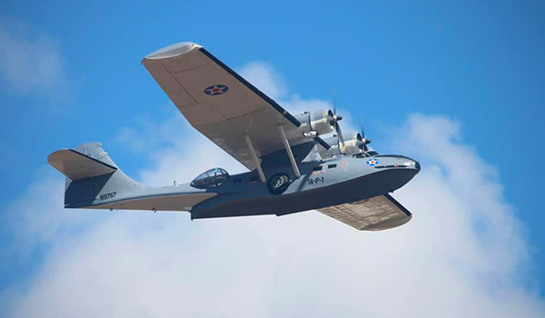 <strong> PBY Catalina 5A “Princess of the Stars”</strong><br>Catalinas played crucial roles throughout WWII.<br>Experience this special aircraft for yourself!<br><a href="https://www.soaringbythesea.com/flights/"><strong>LEARN MORE</strong></a>