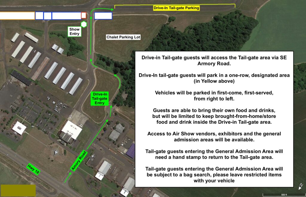 McMinnville Parking Oregon International Air Show