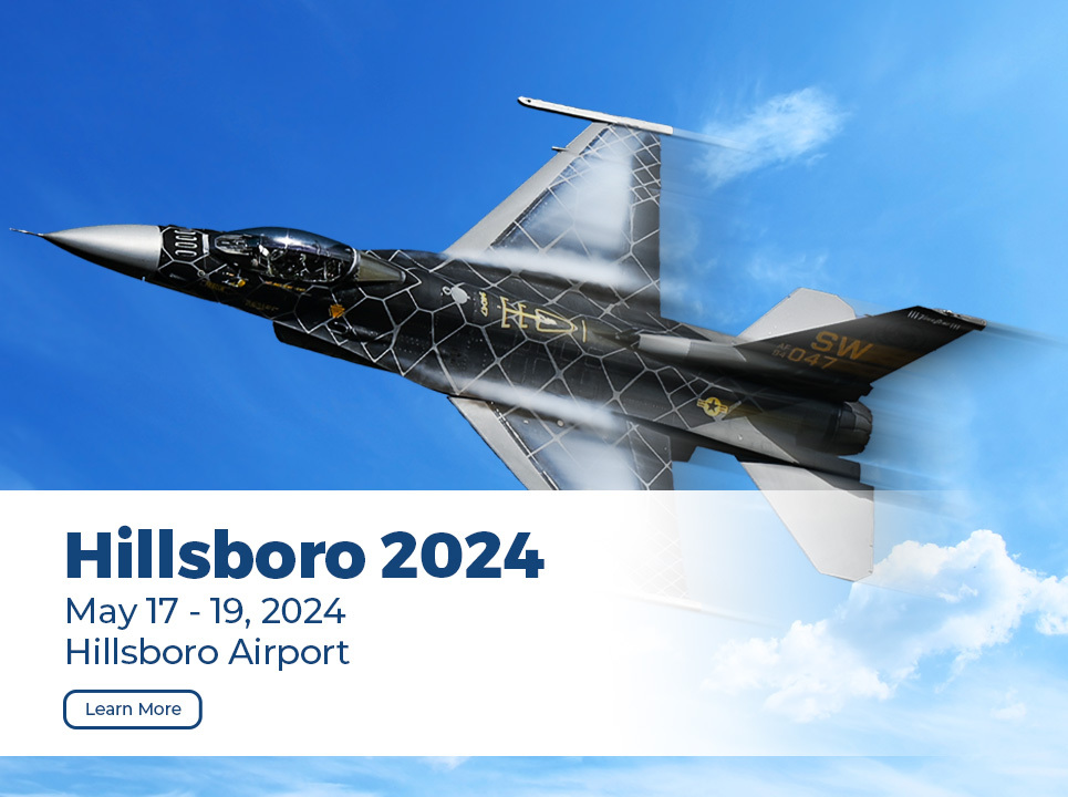 The 2024 Oregon International Air Show at Hillsboro will take place May 17-19 at the Hillsboro Airport. The show will feature acts such as the USAF F-16 Viper Demonstration Team and more!